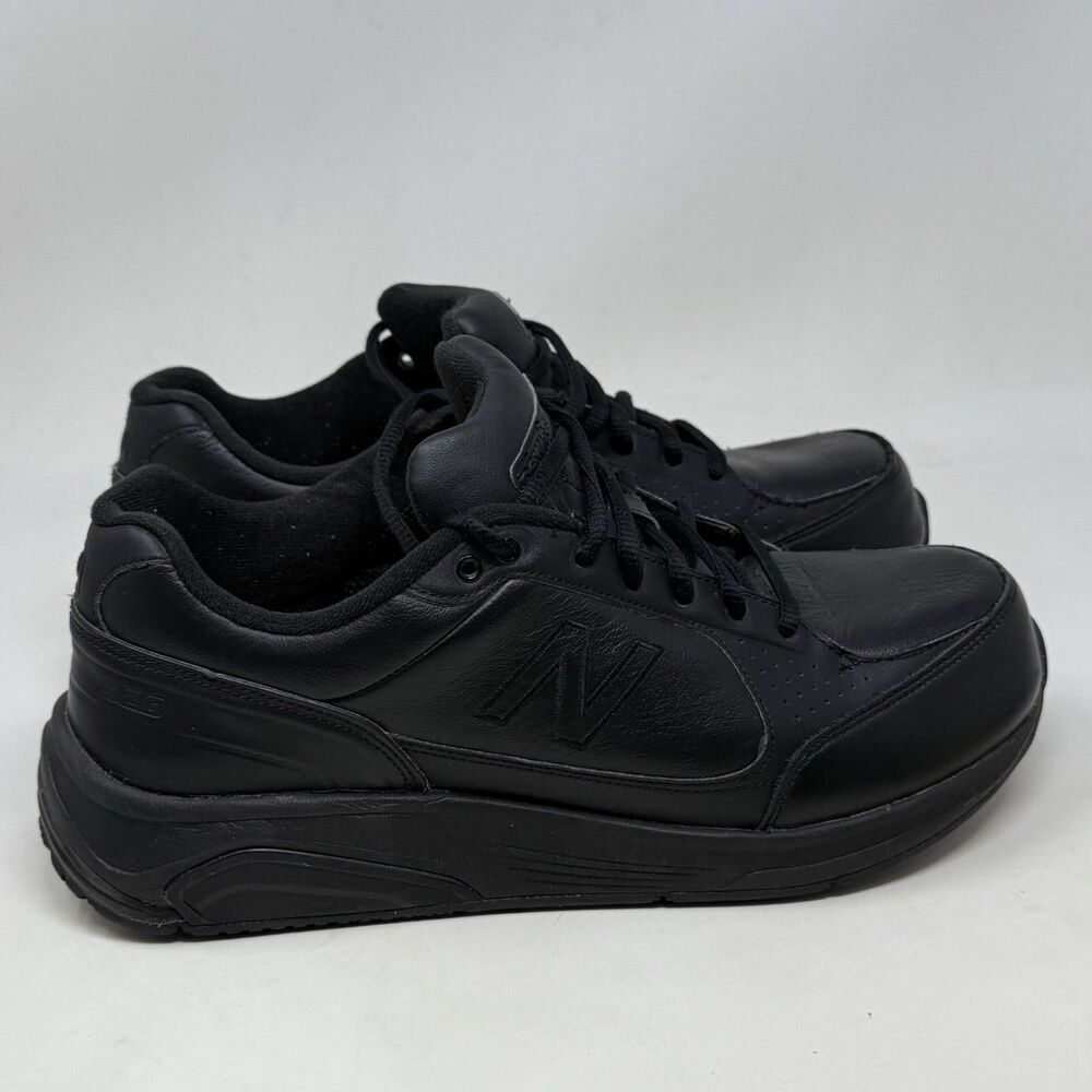 New Balance 928 Shoes Womens 10.5 D Wide Black Leather Walking Sneakers